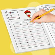 字母拼写练习册——逐字母拼写单词，配有描摹线、自然拼读拼写练习和图片提示，有助于词汇积累、字母识别、书写和早期阅读技能的培养。 - 字母拼字練習冊 - 查看 9