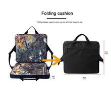 TYTOGE Silla de Suelo Acolcada para Acampar con Reldo ento de Pesca Pble Portátil para Exteres entos de Esta para as Camuflaje ojas nuevas wve0rot26 - Camuflaje - Ver 2