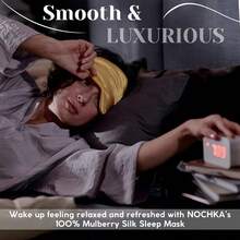 丝绸缎面睡眠眼罩，金色睡眠眼罩，夜间眼罩，男女通用。柔软透气，遮光眼影眼罩。旅行和婚礼伴娘礼物的理想之选。 - 草綠色 - 查看 5