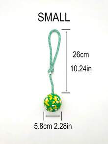 Durable Knotted Ball Pet Toy, Suitable For Small, Medium And Large Dogs, Promotes Interactive Play And Exercises - Multicolor - View 13