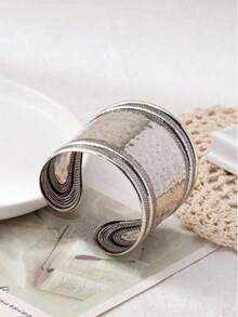 1pc Fashionable & Elegant Bohemian Style Geometric Bracelet, Suitable For Women's Daily, Dating And Any Occasion