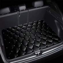 1 tấm thảm lót cốp xe họa tiết kim cương đen - Thảm lót sàn bằng polyester bền chắc, tiện dụng cho việc di chuyển hàng ngày, nâng và giữ hàng hóa an toàn, thảm lót cốp xe, phụ kiện nội thất xe hơi, quà tặng Giáng sinh - thảm cốp xe - Xem 2