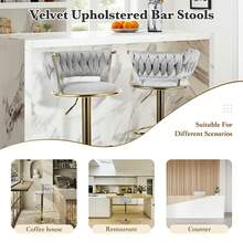 Sgabelli bar - Grigio Chiaro - Visualizzare 5