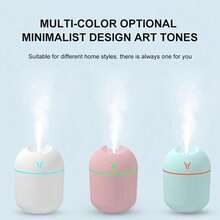 1 Piece Fragrance Diffuser And Humidifier With Cold Mist And Night Light: Essential Oils Can Be Added As An Air Aromatherapy Diffuser, Your Bedroom Is Fresh And Plants Are Healthy! Ultra Quiet - Perfect For Offices, Homes, Large Bedrooms - 粉色 - 查看 5