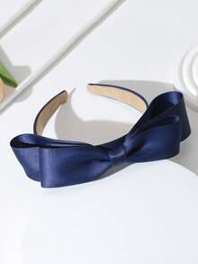 1pc Women Double Layered Bow Headband Hair Accessory, Suitable For Everyday, Work, And Party Occasions Valentine's Day Valentines,Hairband,Hair Hoop Headbands Head Accessories Beauty Home Hair Accessories - White - View 6