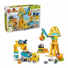 LEGO Duplo Series 10476 3-In-1 Busy Construction Site Large Building Block Toy - 10476 - View 1