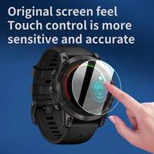 4pcs Transparent Screen Protector Film For Garmin Vivoactive3/4/4s Watch, 9H Hardness Tempered Glass Material, Ultra-Clear, Sensitive Touch, Anti-Scratch, Easy To Apply, Bubble-Free - 4pcs, Transparent - View 7