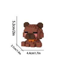 Sweetheart Cute Series, Cute Cat & Dog Building Blocks, Micro Particle Blocks, Suitable As Birthday Gift, DIY Assembly Decoration, Stress Relief Blocks, Building Block Ornament, Puzzle Blocks, Abstract Blocks. - Multicolor - View 7