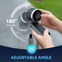 3-In-1 Portable Handheld Turbo Fan, Foldable Neck Fan And Desktop Fan With Neck Strap, 3600mAh Rechargeable Battery, Personal Air Cooler For Outdoor Sports, Camping, School, Office And Summer Use. - Multicolor - View 2