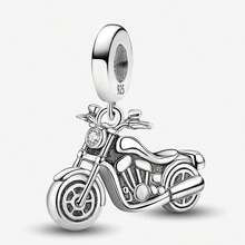 1件925纯银交通系列：火车、飞机装饰珠吊坠，适合女士手链DIY饰品 - 集合8 - 查看 16