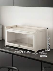 New Practical Desktop Storage Rack, 2-Tier/3-Tier Acrylic Transparent Window Cosmetic Storage Rack, Large Capacity Kitchen Countertop Storage Rack, Ideal For Storing Cosmetics And Groceries, Perfect Holiday Gift, Multi-Layer Storage Rack, Multi-Function Organizer