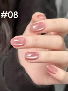 12毫升/瓶 浅烟熏猫眼16色美甲胶套装 粉色 蓝色 透明 裸色 玻璃珠 磁铁猫眼凝胶指甲油 紫色指甲 绿色指甲 2026新款 冰透明月光猫眼指甲油 蓝白色指甲 粉色指甲 美甲透明指甲 适用于指甲和脚趾甲 UV灯美甲沙龙专用美甲用品 可爱美甲美甲工具 - 彩色 - 查看 10