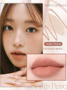 Clio 1.45g/0.05oz Velvet Lip Liner 02, Silky Velvet Matte Texture, Long-Lasting Lip Liner, Precise Application, Creates Fuller Lip Shape, All-Day Wear Korean Makeup|K-Beauty - 02 - 查看 5