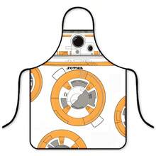Star Wars 畅销星球主题围裙，机器人造型，厨房烘焙防污防水腰带 - 彩色 - 查看 10
