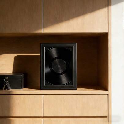 1pc Or 5pcs Set, Minimalist Photo Frame, Classic , Simple And Sturdy Lines, Can Be Wall-Mounted Or Desktop Display, Suitable For Displaying Memories Of Family, Love, Friendship, Etc. (Photo Paper Included Randomly)