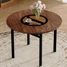 Coffee Tables - Brown+Black + Glass+Metal + MDF - View 2