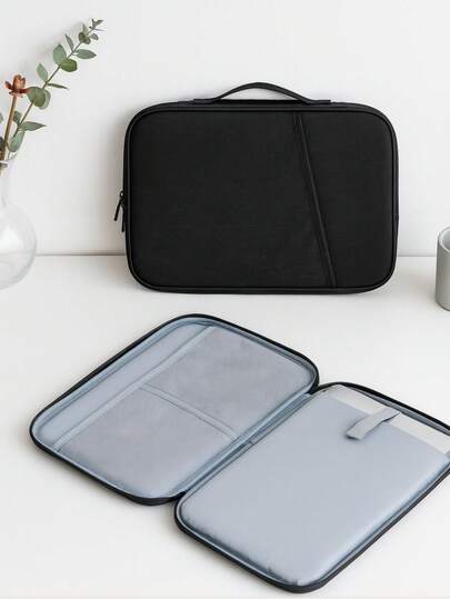 13/14英寸笔记本电脑包 笔记本电脑套 笔记本电脑内胆包 笔记本电脑手提包 商务旅行 大学办公 带提手 便携轻巧 多功能笔记本电脑保护套 电脑包 手提包 防水 旅行必备