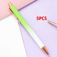 Customized Text/Logo Push-Button Pen With Glitter Metallic Finish, Customized Metal Advertising Push-Button Ballpoint Pen, Creative Glitter Metallic Advertising Gift Ballpoint Pen, Back To School Gift, Gift For Teacher/Friends - 14.7*1cm - View 29