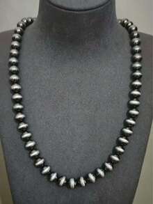 High Quality Women's Vintage European & American Bohemian Style Western Pearl Layered Necklace Set, Each Length Can Be Purchased Separately, Best Layered Effect, Suitable For Daily Wear Or Gatherings - Antique Silver - View 6