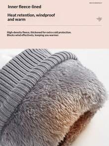 1 Pair Unisex Winter Ski Gloves, Windproof Thick Warm Gloves For Skiing, Snowboarding - A - View 7