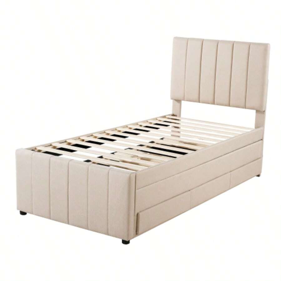 Bed Bases & Foundations - Beige - View 1