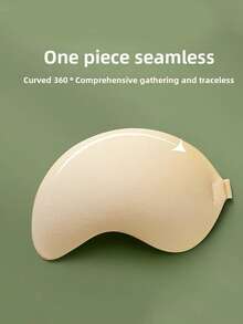 2/1 Pair Invisible Strapless Silicone Breast Petals: Sexy Silicone Nipple Covers, Suitable For Camisole Dresses, Wedding Gowns, Bikinis. Enhances Small Bust, Reveals Fuller Bust Shape. Invisible Mango Cup Bra Pasties - Multicolor - View 7