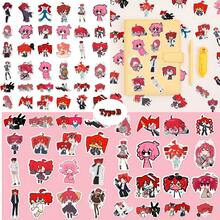 64pcs Kasane Virtual Vocaloid Stickers, Suitable For Decorating Skateboards, Helmets, Mirrors, And Other Items - Multicolor - View 8