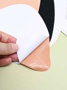 4片装隐形提拉乳贴 – 适用于A-E罩杯及大胸的粘性聚拢胶带 - 彩色 - 查看 4