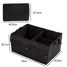 汽车后备箱收纳盒，适用于轿车、卡车、SUV，超可折叠，汽车储物箱，货物收纳工具 - A - 查看 10