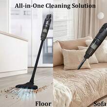 Handheld Multi-Purpose Vacuum Cleaner, USB Rechargeable, Super Suction Power, Suitable For Various Scenarios, Car Vacuum Cleaner, Home Vacuum Cleaner, Industrial Vacuum Cleaner, 2000mAh, 14.8V, 80W - Multicolor - View 4