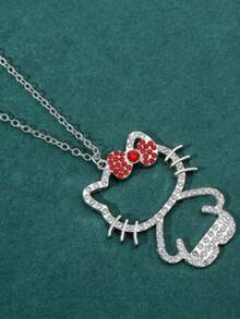 A Hello Kitty Cartoon Sanrio Clavicle Necklace Pendant, Suitable For Teenagers. - Multicolor - View 2