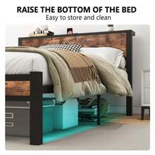 Bed Bases & Foundations - Brown 140x200cm - View 2