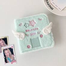 INS Original Angel Loose-Leaf Storage Album A7, Cute Plush Photo Album, Idol Fan Card Album, Gift, Holiday Gift, Birthday Gift, Perfect Gift (Album Excludes Inner Pages) - Multicolor - View 14