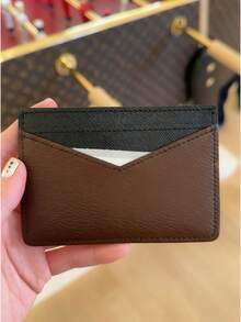 New Ladies' Small Card Bag With Credit Card Holder - màu đen - Xem 2