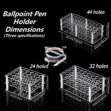 笔筒收纳架，铅笔蜡笔圆珠笔钢笔收纳架，笔展示架，中性笔筒，眉笔筒，化妆刷筒，眉刷筒，办公桌收纳架，文具收纳，化妆工具筒 - 彩色 - 查看 2