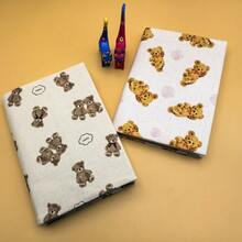 1件手工可爱小熊布艺书套，计划本套，送给爱书人士和情侣的礼物 - 單件 - 查看 5