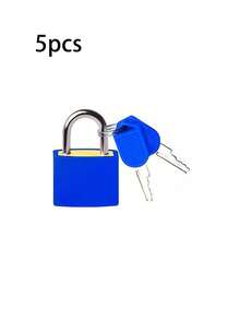 1/2/3/4/5/10/15/20pcs Mini Colorful Luggage Locks With Keys, Metal Padlock Suitable For Suitcase, Travel Bag, School, Gym, Classroom, Pairing Games, Backpack And More - Multicolor - View 36