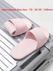 可折叠旅行拖鞋 - 便携防滑，适合海滩、商务旅行、酒店和淋浴间使用