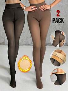 1 Pair 80g Women's Sheer Black Pantyhose, Business Tights Spring/Autumn/Winter, Warm Tights, Fashionable Daily Office, New Autumn Warm Leggings (Suitable 5-15 ° C) - Nhiều màu - Xem 9