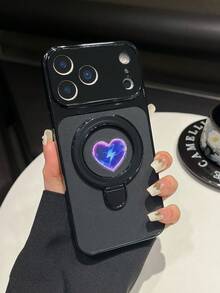 Magnetic Adsorption Shockproof Protective Case Compatible With IPhone 11/11 Pro/11 Pro Max/12/12 Pro/12 Pro Max/13/13 Pro/13 Pro Max/14/14 Pro/14 Pro Max/15/15 Pro/15 Plus/15 Pro Max/16/16 Pro/16 Pro Max/16 Plus/17/17 Pro/17 Pro Max/17 Air - Black - View 7