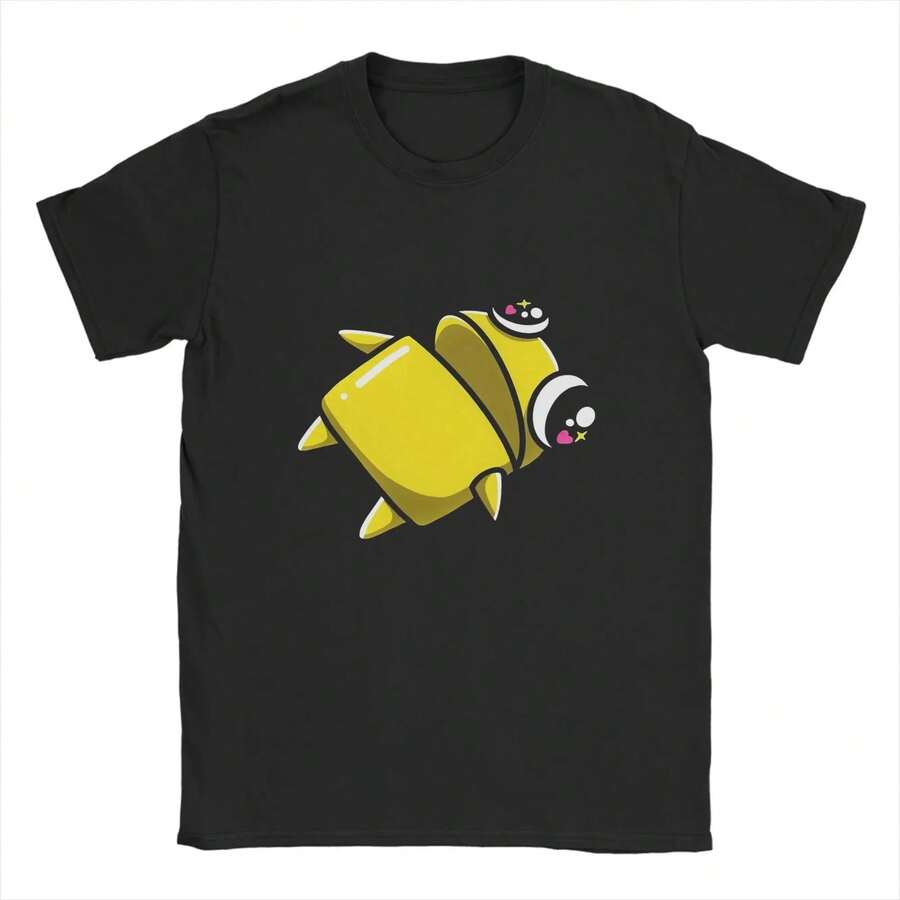 2025 Invierno Otoño Camisetas REPO Game I Looove para Hombre 100% Algodón Ropa Vintage de Manga Corta Cuello Redondo Regalo Camisetas Tops - Negro - Ver 1