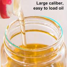 2-In-1 Oil Sprayer/Pourer-Non-Stick Lead-Free Glass 250ml Auto-Open/Fat Loss - White - View 6