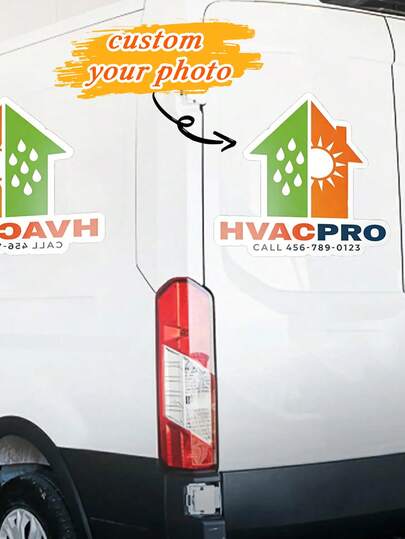 Full Color Custom Car Vinyl Decals, Personalized Car Stickers For Windows, Custom Business Logo Car Window Decals, Waterproof UV Printed Vinyl Adhesive Stickers, Fade Resistant Durable Auto Exterior Decor, Easy Apply Removable Design, Can Be Used On Doors And Home Or Store Windows, Boutique Shop Stickers, Small Business Branding Advertising Decals, Custom Name Text Image Logo Sticker