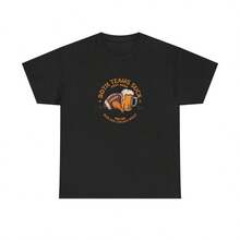 Both Teams Suck Graphic Tee SuperBowl Design - Black - View 1