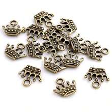 30pcs 13x14mm Crown Charms Pendant Zinc Alloy Metal DIY Jewelry Making Accessories Findings For Necklace BraceletValentine's Day Gift For Her JVLD - 皇冠飾物 - 查看 6