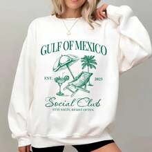 Camiseta del Club Social del Golfo de México, Camiseta de Justicia Social, Camiseta de Orgullo Mexicano, Progresista Liberal, México para Siempre, Camiseta Liberal, Camiseta Mexicana - Blanco y negro(no personalizable) - Ver 1