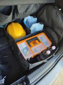 汽车后备箱收纳盒，适用于轿车、卡车、SUV，超可折叠，汽车储物箱，货物收纳工具 - A - 查看 11