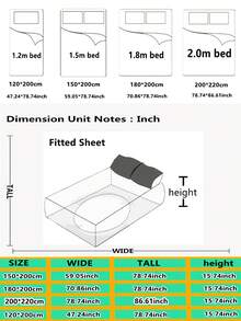 Washed Cotton Active Print Bed Skirt, Comfortable & Soft, Non-Fading, Non-Pilling, Non-Shrinking, Multi-Size, Suitable For Home Bedroom, Living Room, Outdoor Travel, All Seasons - Multicolor - View 10