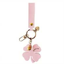 1pc Lucky Four-Leaf Clover Keychain With Bell Pendant - Lucky Charm, Suitable For Bags, Backpacks, Wallets - Irish Symbol - Multicolor - View 6