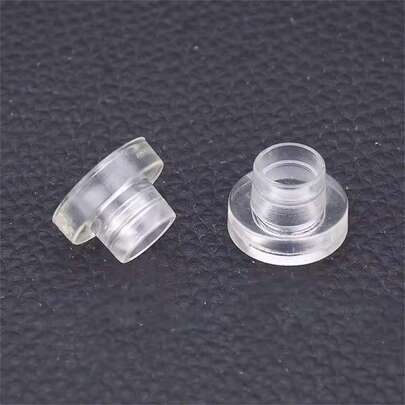 4pcs Universal Silicone Faucet Gasket, Plastic Hose Sealing Ring, Rubber Hose Plug With Locking Clamp, Household Pipe Waterproof Faucet Sealing Gasket